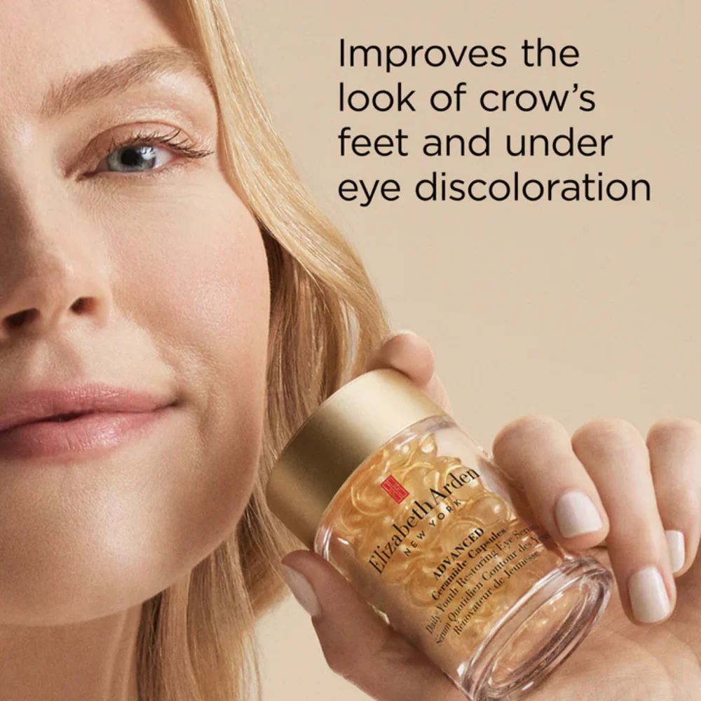 Elizabeth Arden Advanced Ceramide Daily Youth Restoring Eye Serum 60 Capsules - Image 4