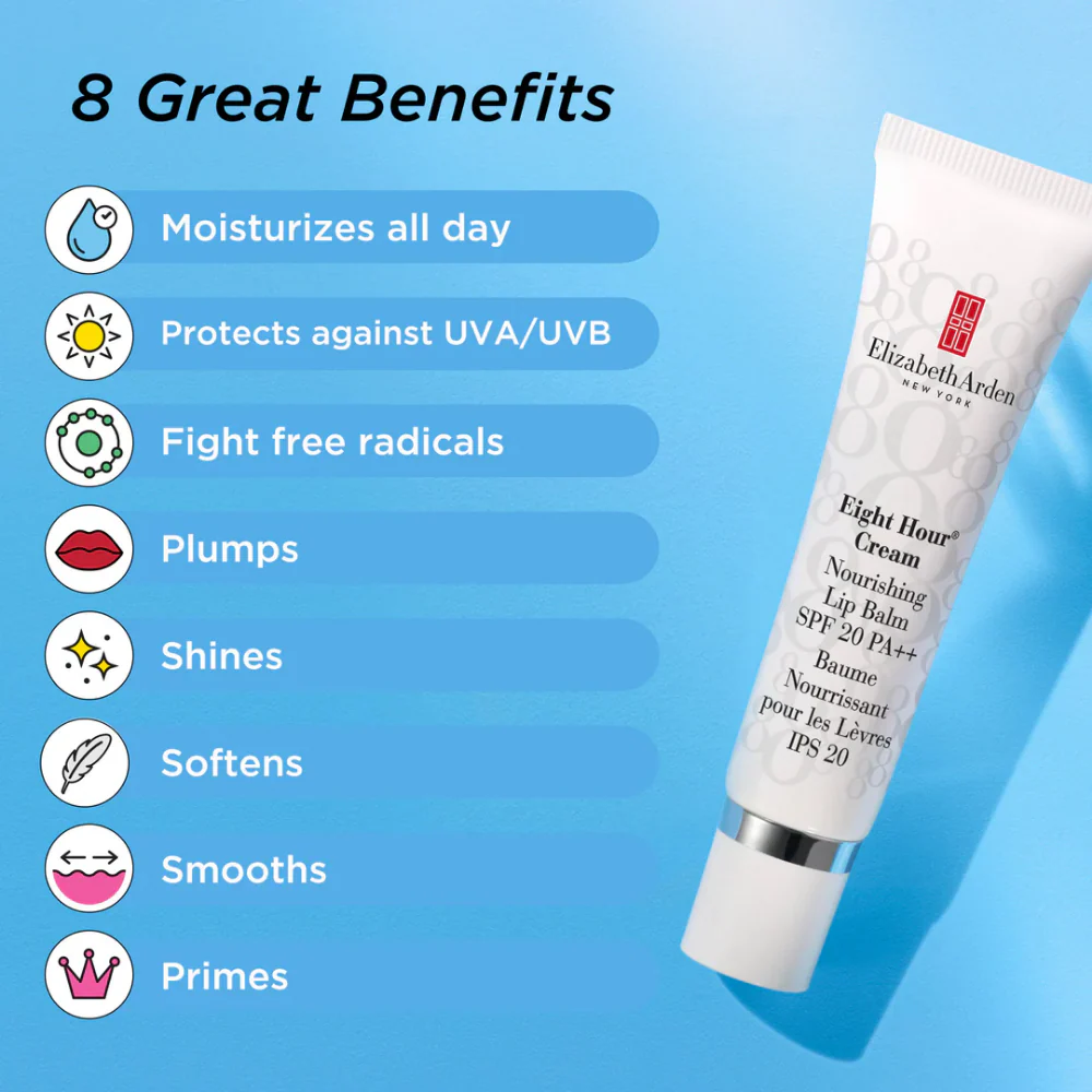 Elizabeth Arden Eight Hour Cream Nourishing Lip Balm SPF20 14.8ml - Image 9