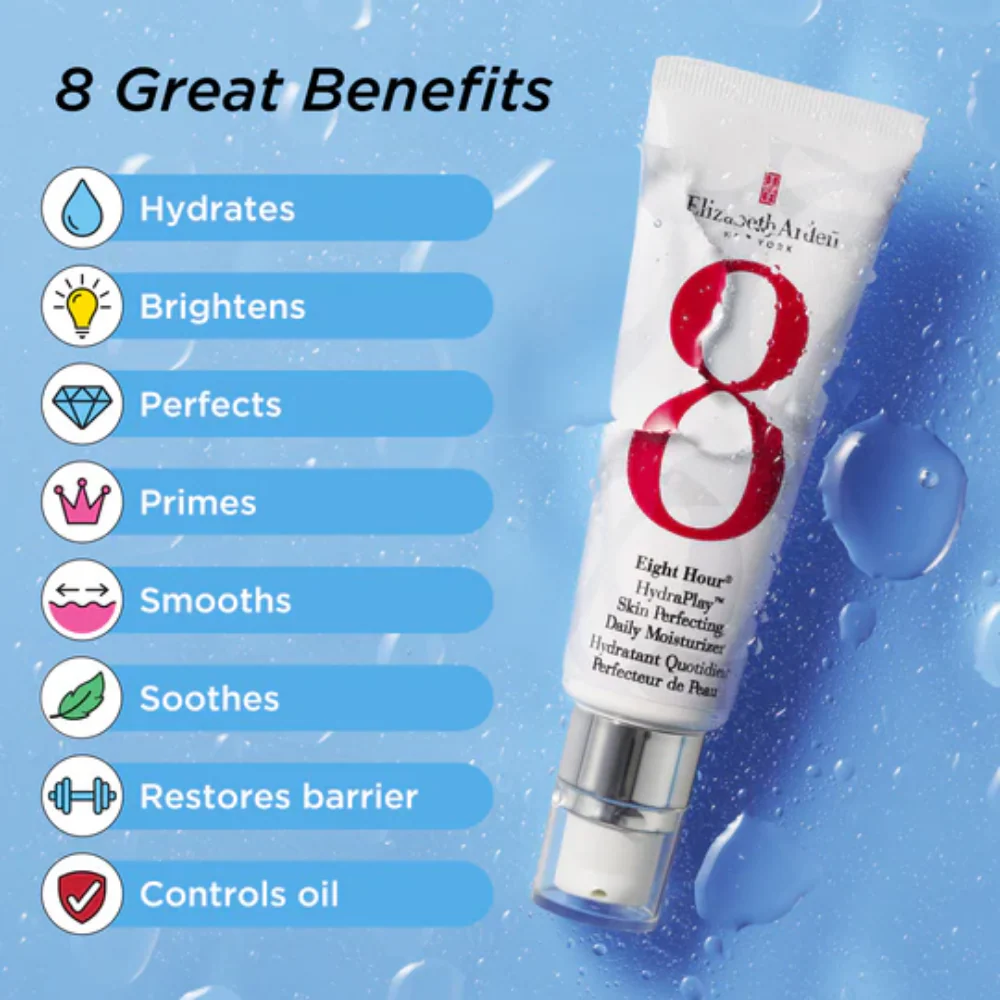 Elizabeth Arden Eight Hour HydraPlay Skin Perfecting Daily Moisturiser 45ml - Image 6