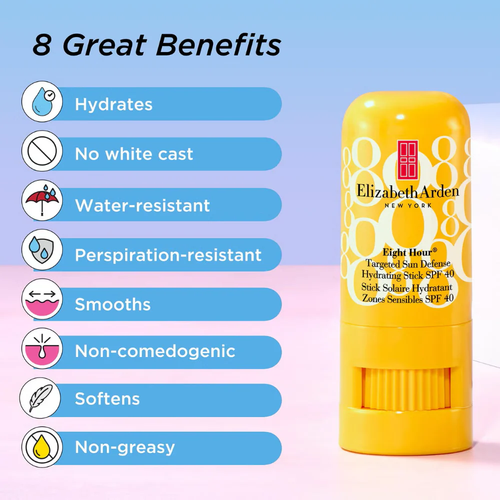 Elizabeth Arden Eight Hour Targeted Sun Defence Hydrating Stick SPF40 6.8g - Image 4