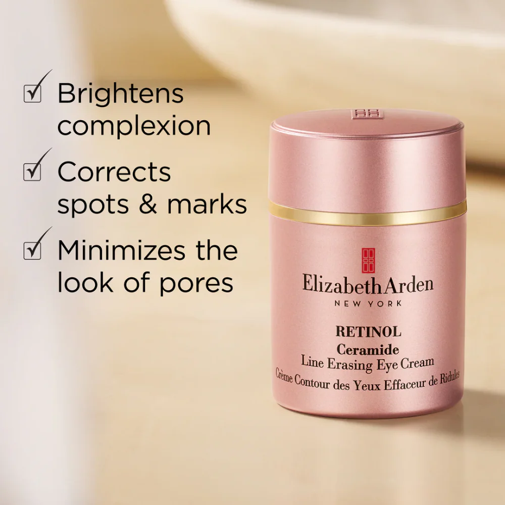 Elizabeth Arden Retinol Ceramide Line Erasing Eye Cream 15ml - Image 6