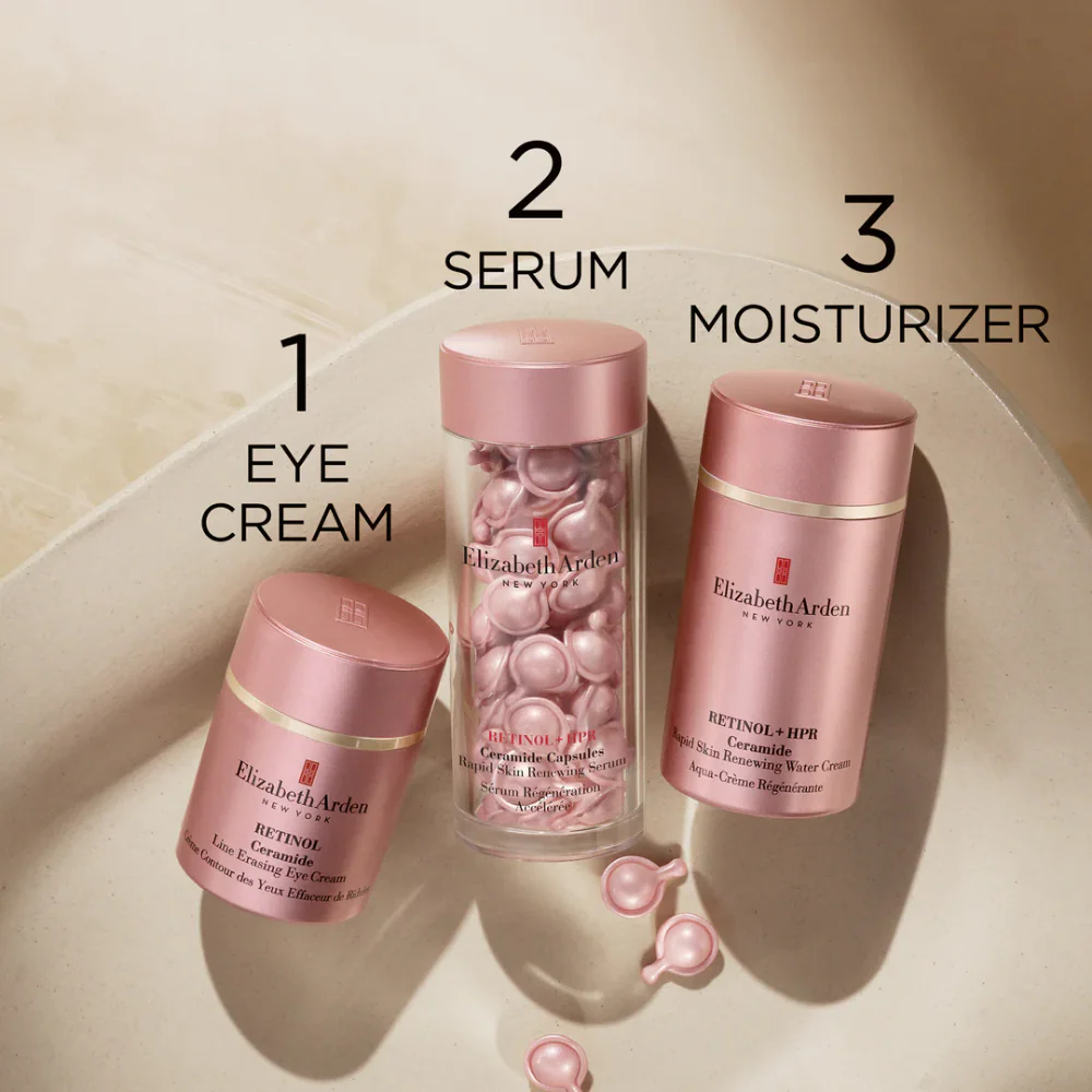 Elizabeth Arden Retinol Ceramide Line Erasing Night Serum Capsules 90 Capsules - Image 12