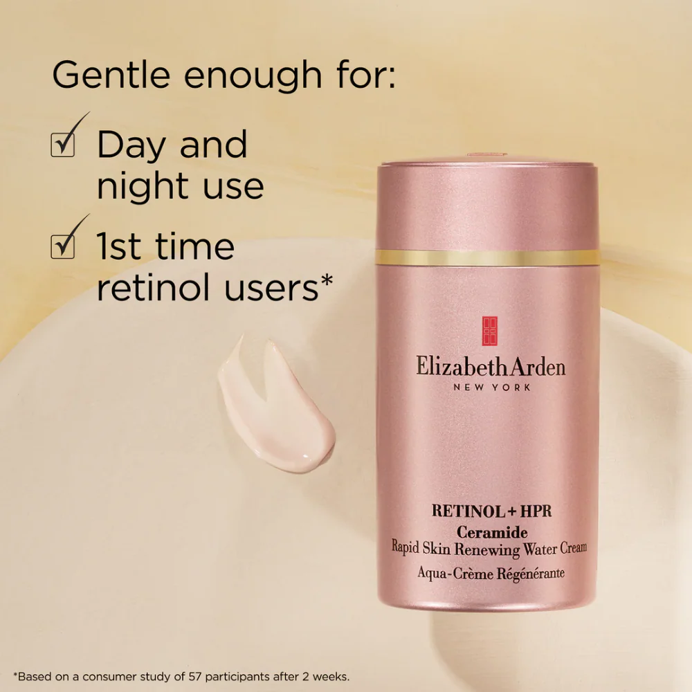 Elizabeth Arden Retinol + HPR Ceramide Rapid Skin Renewing Water Cream 50ml - Image 9
