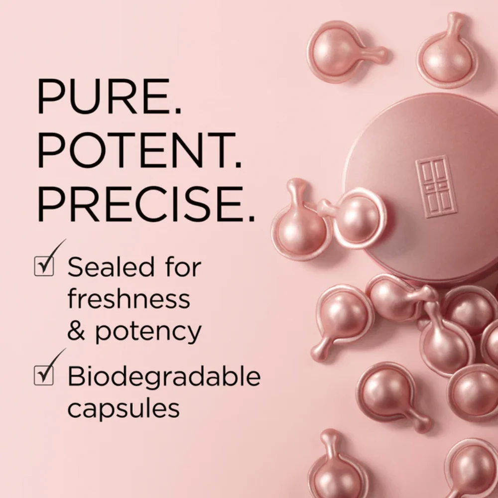 Elizabeth Arden Retinol + HPR Rapid Skin Renewing Ceramide Serum 60 Capsules - Image 2