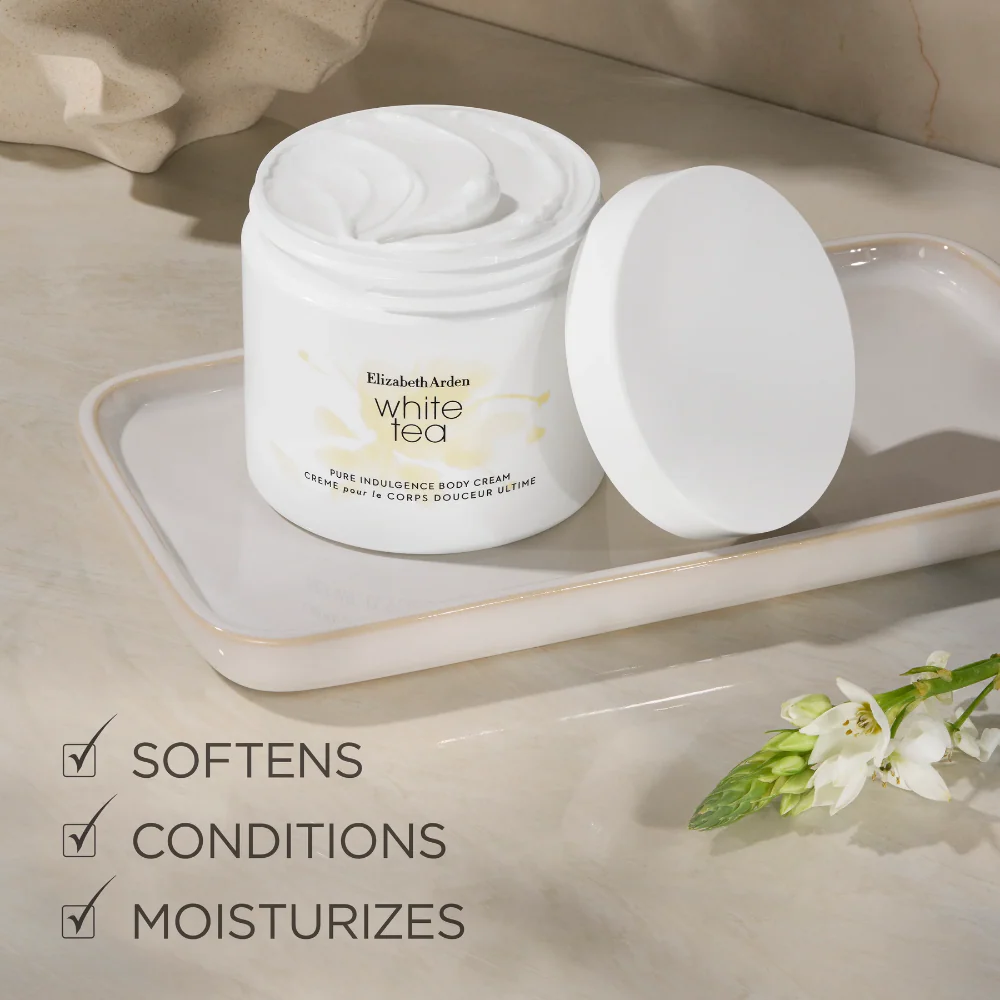Elizabeth Arden White Tea Pure Indulgence Body Cream 400ml - Image 3