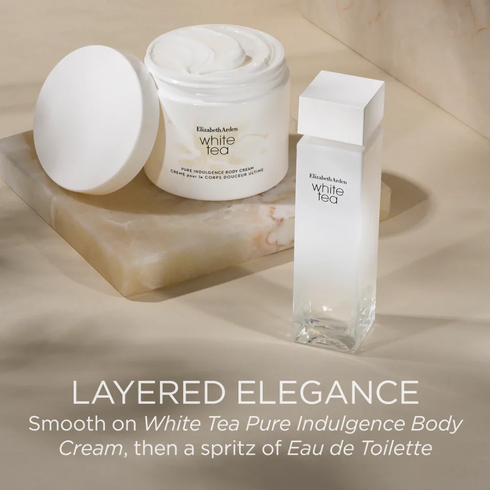 Elizabeth Arden White Tea Pure Indulgence Body Cream 400ml - Image 4