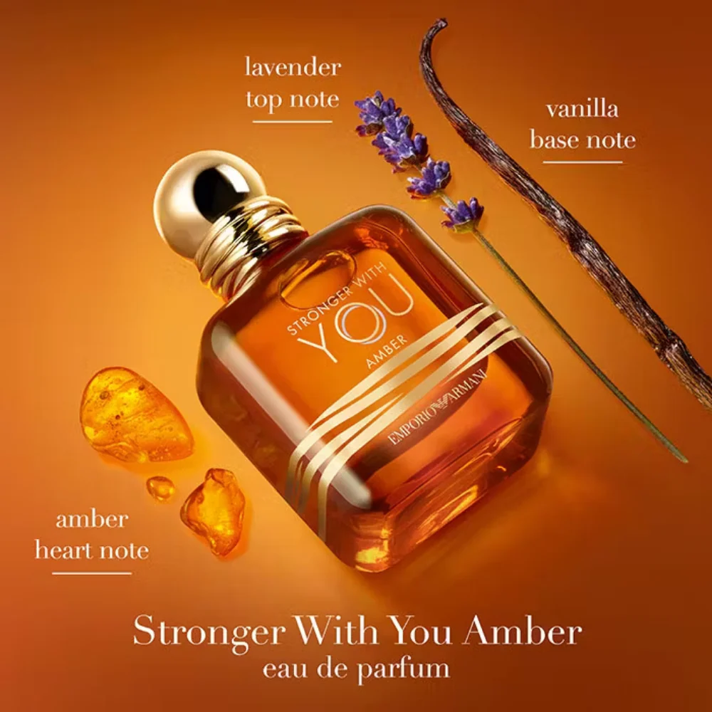 Emporio Armani Stronger With You Amber Eau De Parfum 100ml - Image 2