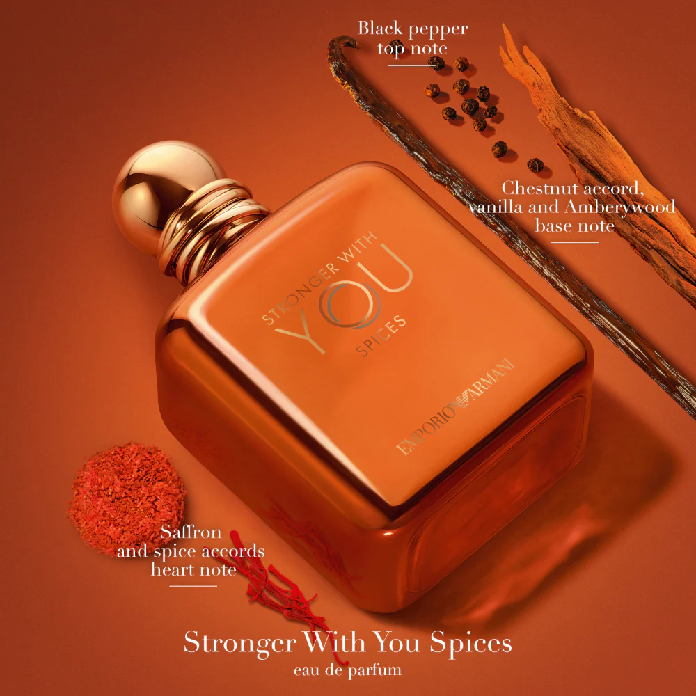 Emporio Armani Stronger With You Spices Eau De Parfum 100ml - Image 3