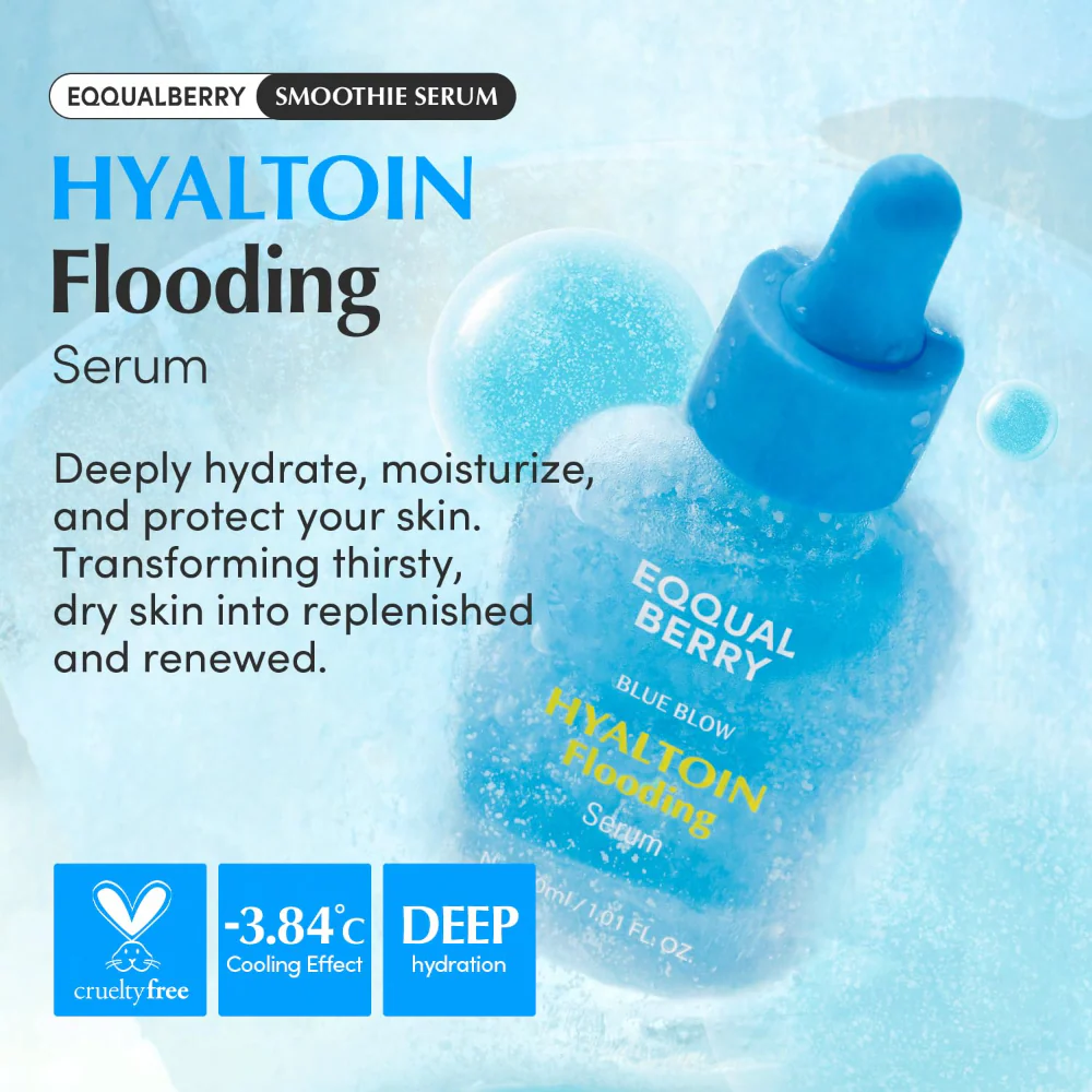 Eqqualberry Blue Blow Hyaltoin Flooding Serum 30ml - Image 2
