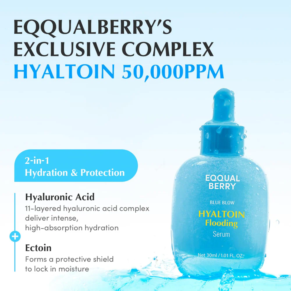 Eqqualberry Blue Blow Hyaltoin Flooding Serum 30ml - Image 5
