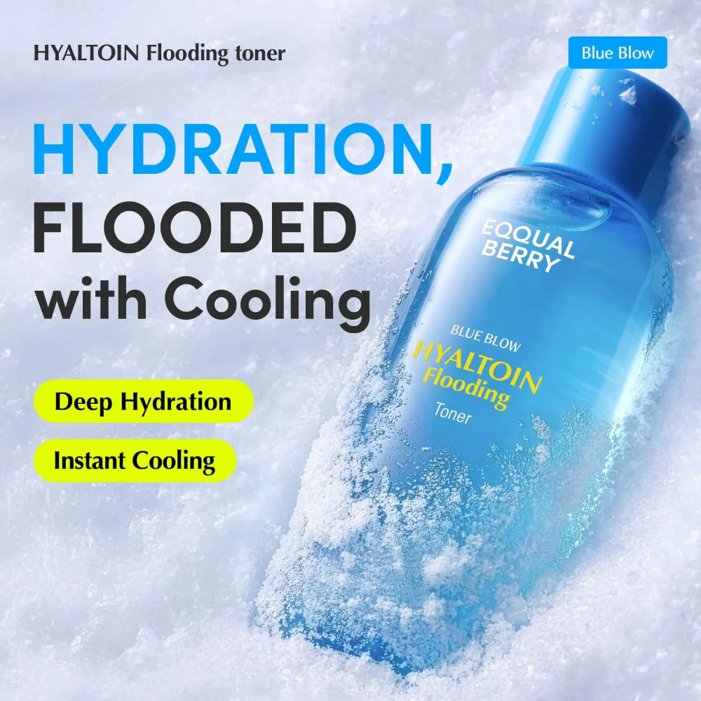Eqqualberry Blue Blow Hyaltoin Flooding Toner 150ml - Image 2
