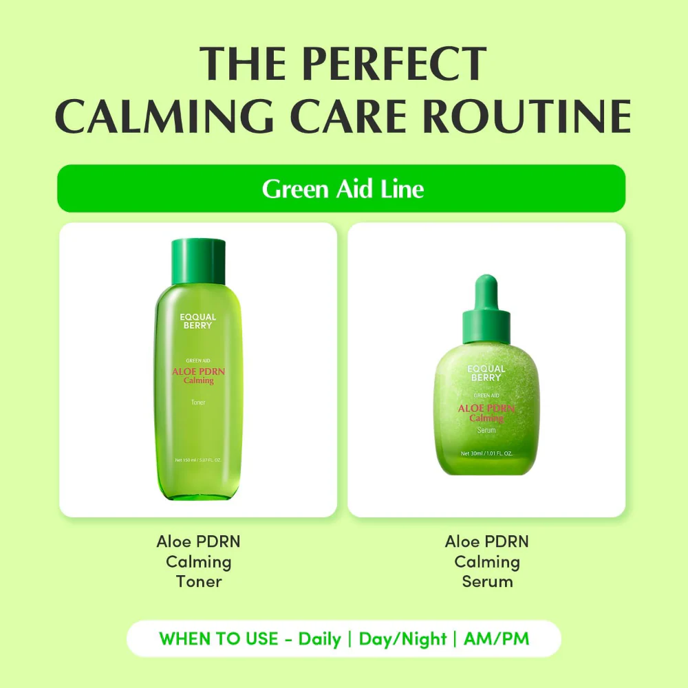 Eqqualberry Green Aid Aloe PDRN Calming Toner 150ml - Image 6