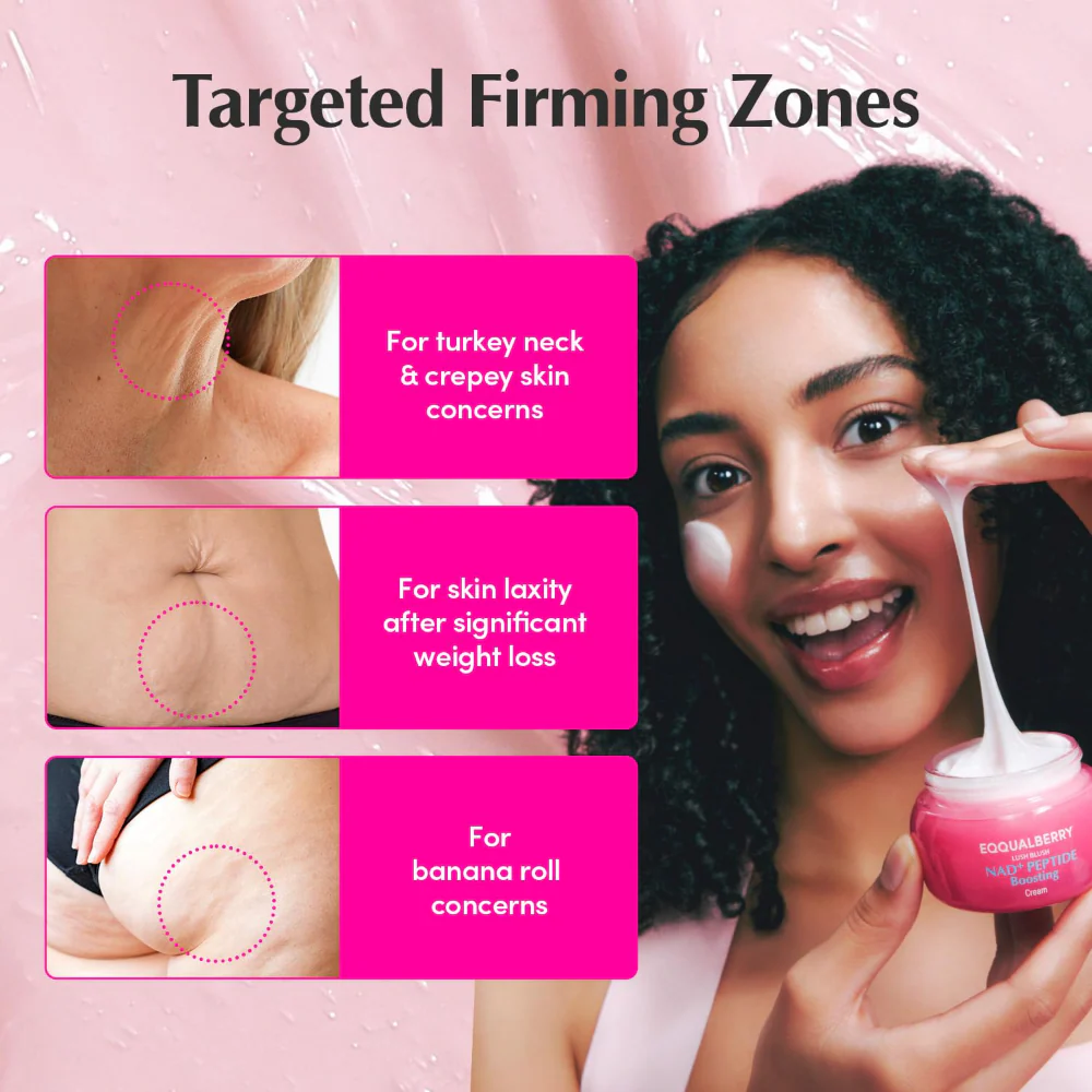 Eqqualberry Lush Blush NAD+ Peptide Boosting Cream 50ml - Image 7