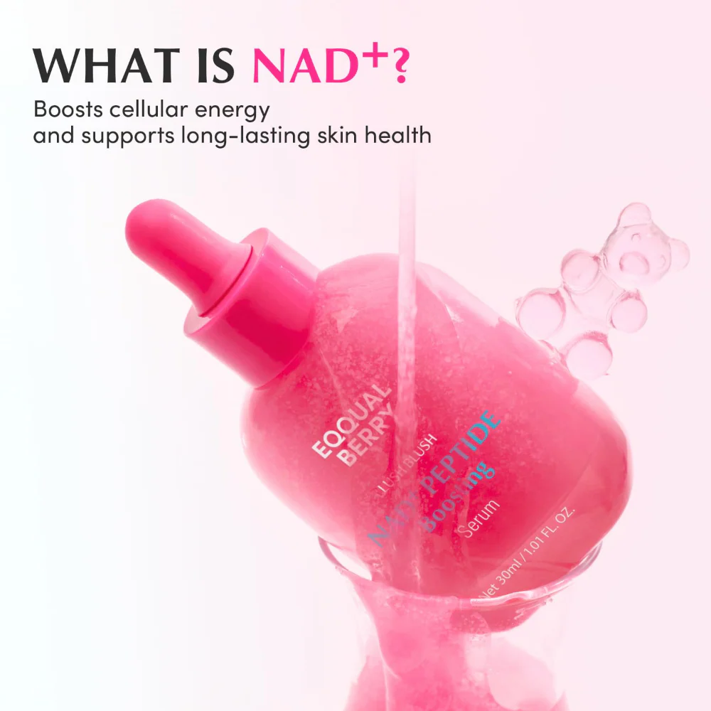 Eqqualberry Lush Blush NAD+ Peptide Boosting Serum 30ml - Image 5