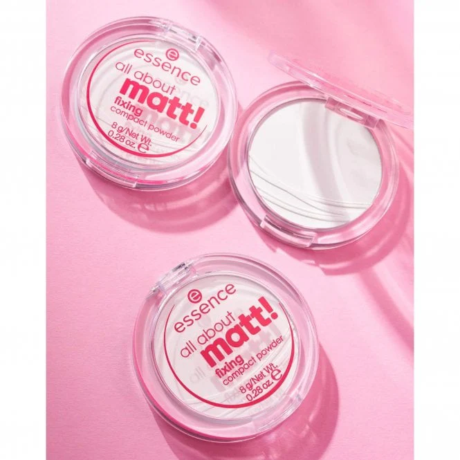 Essence All About Matt Fixing Compact Powder 01 Clear 8g - Image 2