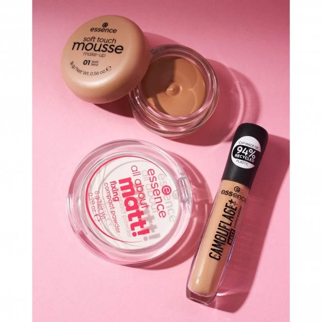 Essence All About Matt Fixing Compact Powder 01 Clear 8g - Image 4