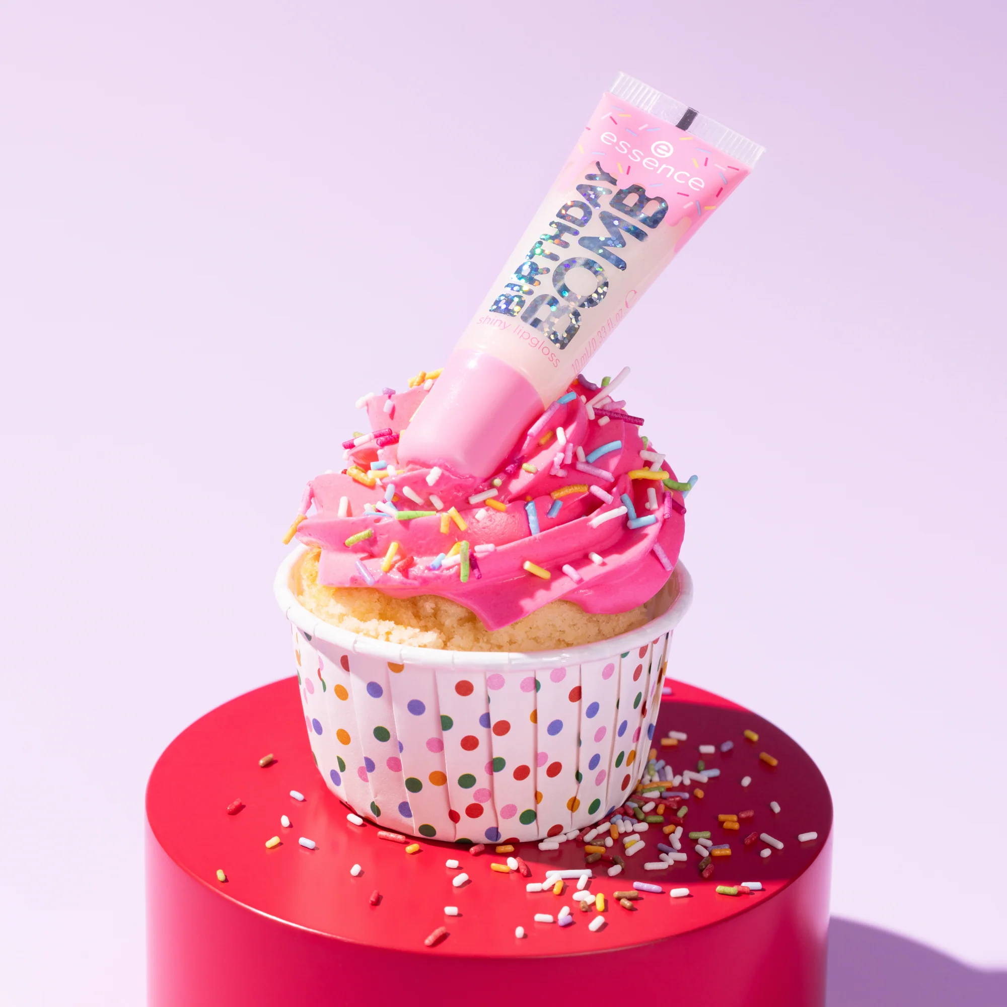 Essence Birthday Bomb Shiny Lip Gloss 01 Cake My Day 10ml - Image 7