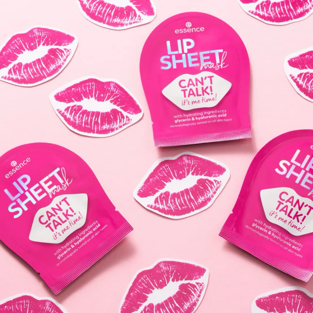 Essence Can't Talk! It's Me Time Lip Sheet Mask x1 - Image 3