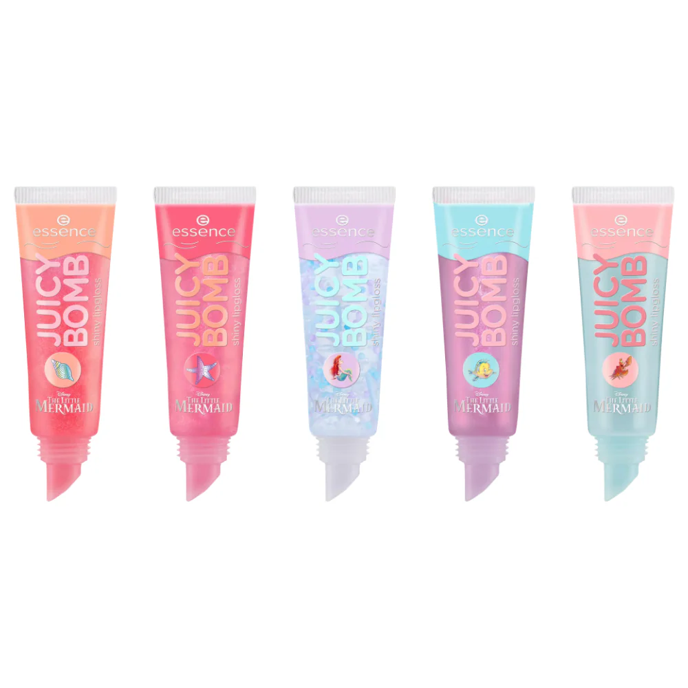 Essence Disney The Little Mermaid Juicy Bomb Lip Gloss Set 5 x 10ml - Image 2