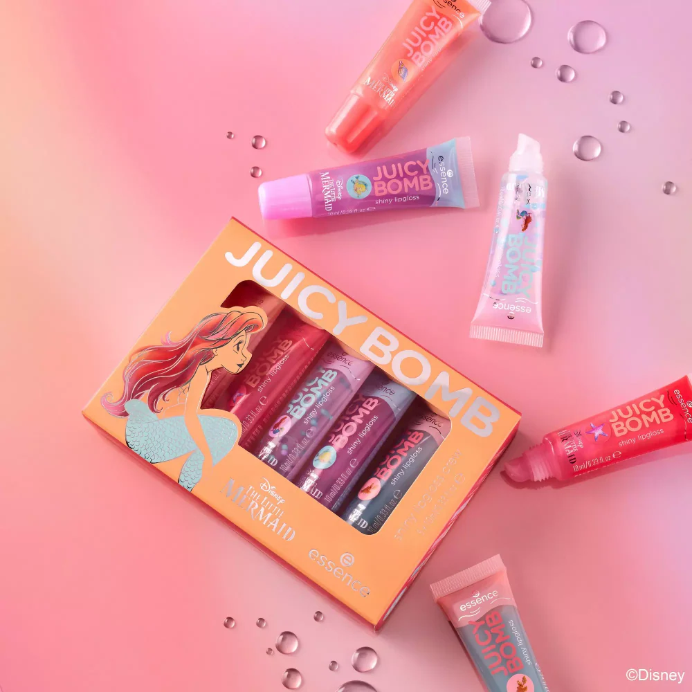 Essence Disney The Little Mermaid Juicy Bomb Lip Gloss Set 5 x 10ml - Image 6