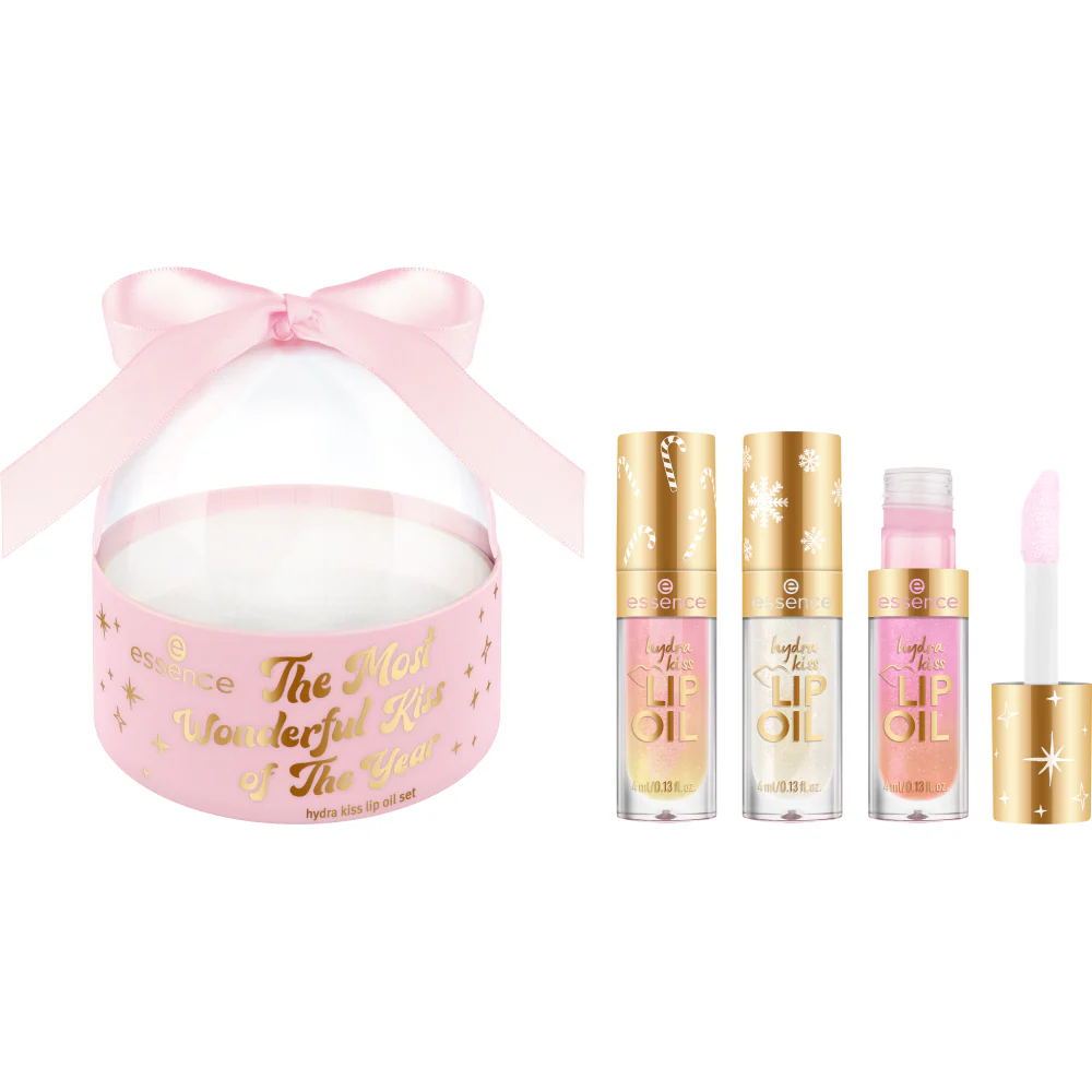 Essence Hydra Kiss Lip Oil Trio Gift Set 3 x 4ml - Image 2