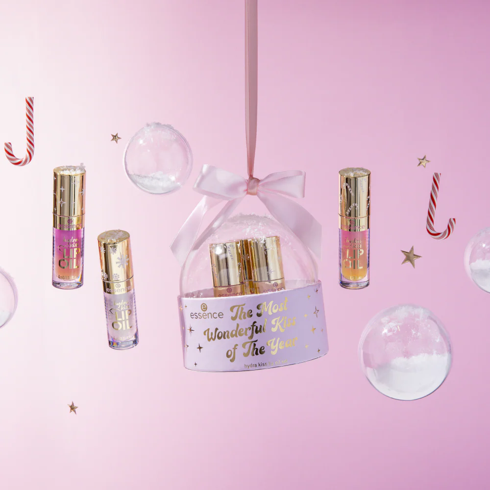 Essence Hydra Kiss Lip Oil Trio Gift Set 3 x 4ml - Image 3