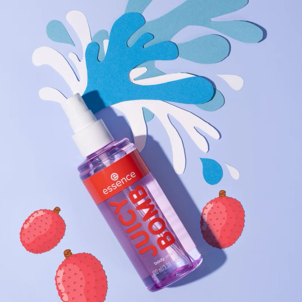 Essence Juicy Bomb Body Mist 03 Lychee Lagoon 100ml - Image 3