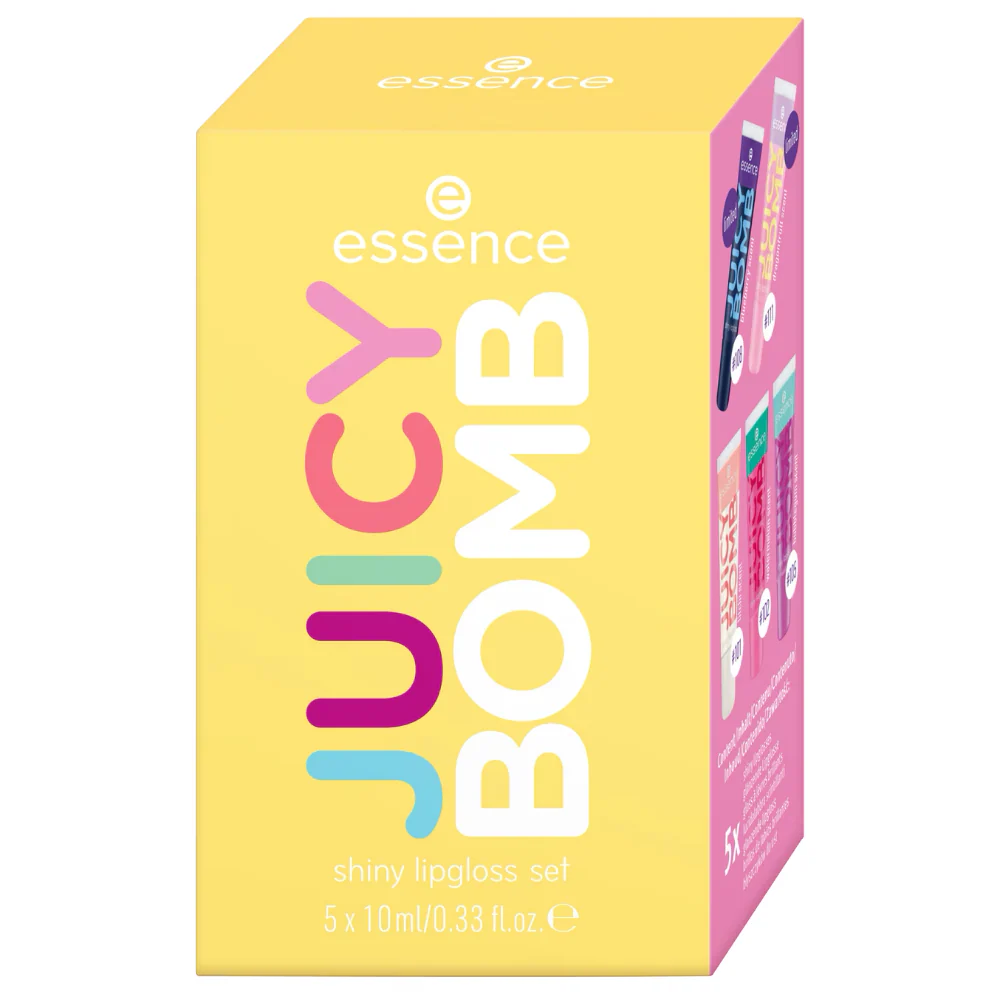 Essence Juicy Bomb Shiny Lip Gloss Set 5 x 10ml - Image 3