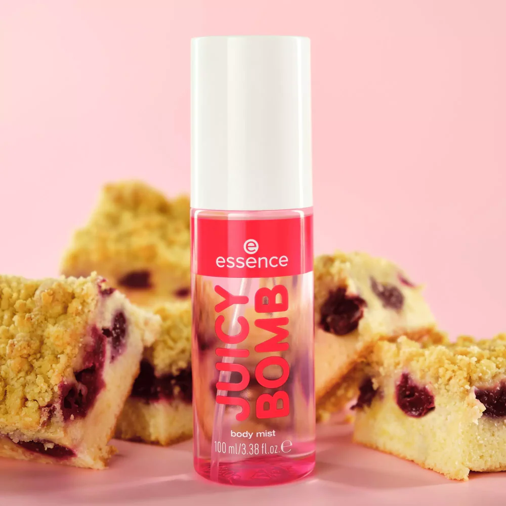 Essence Juicy Bomb Sweet Drop Body Mist 101 Cherry Crumble 100ml - Image 3