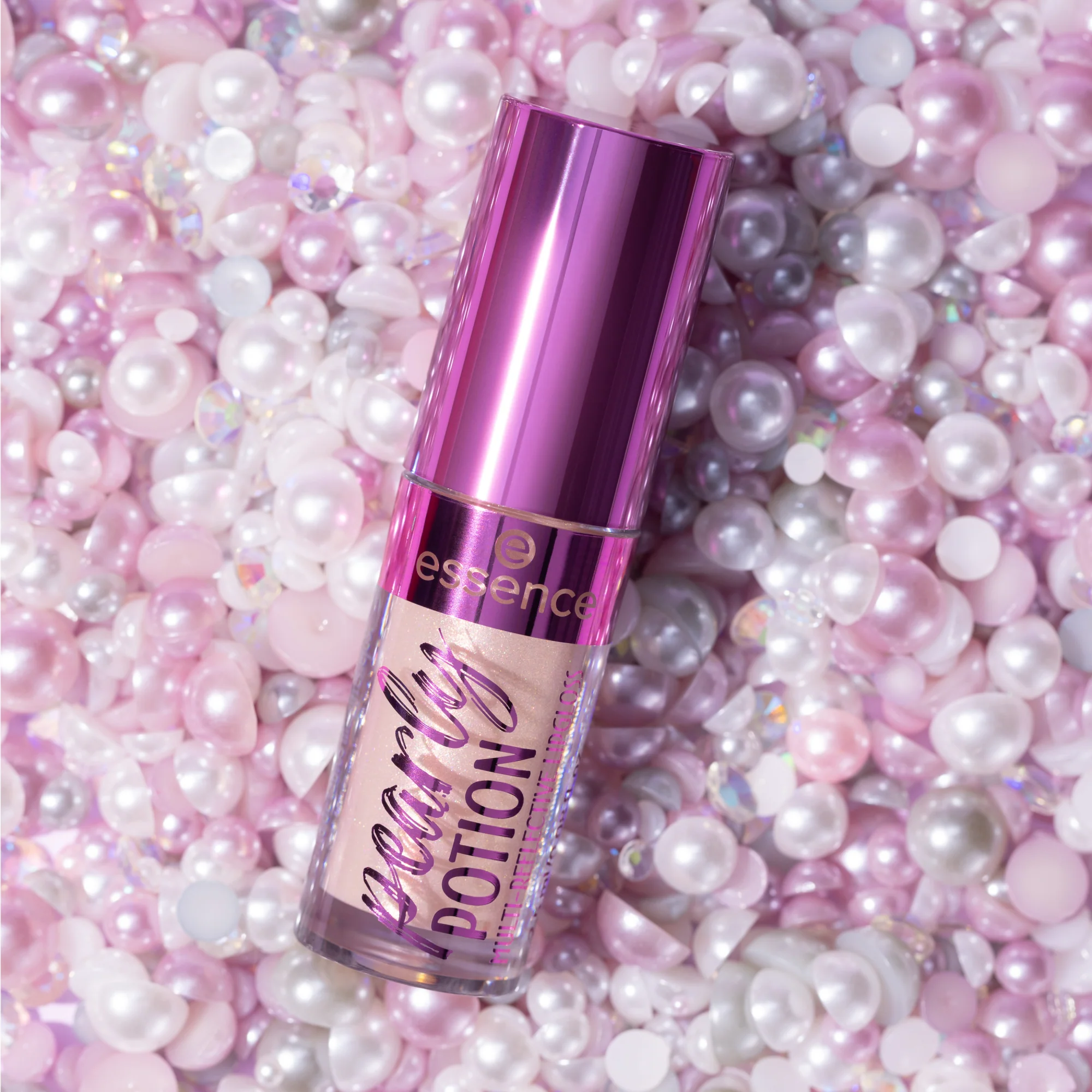 Essence Pearly Potion Multi-Reflective Lip Gloss 01 Golden Peach 2.5g - Image 7