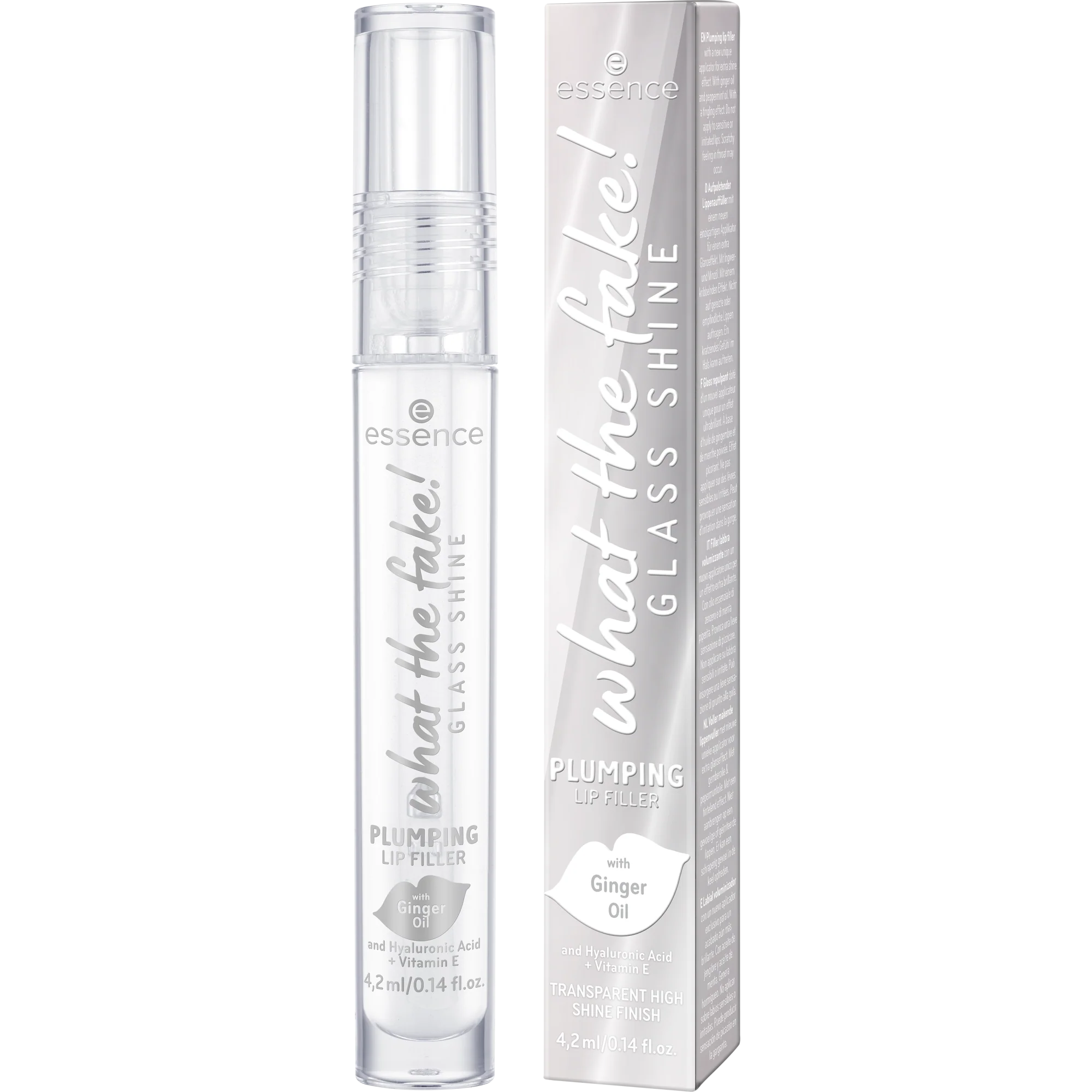 Essence What The Fake Glass Shine Lip Filler 01 Oh So Glassy 4.2ml - Image 12