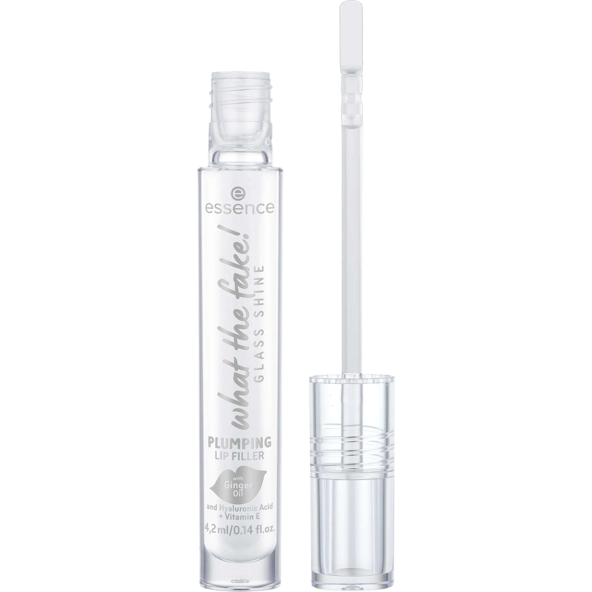 Essence What The Fake Glass Shine Lip Filler 01 Oh So Glassy 4.2ml - Image 14