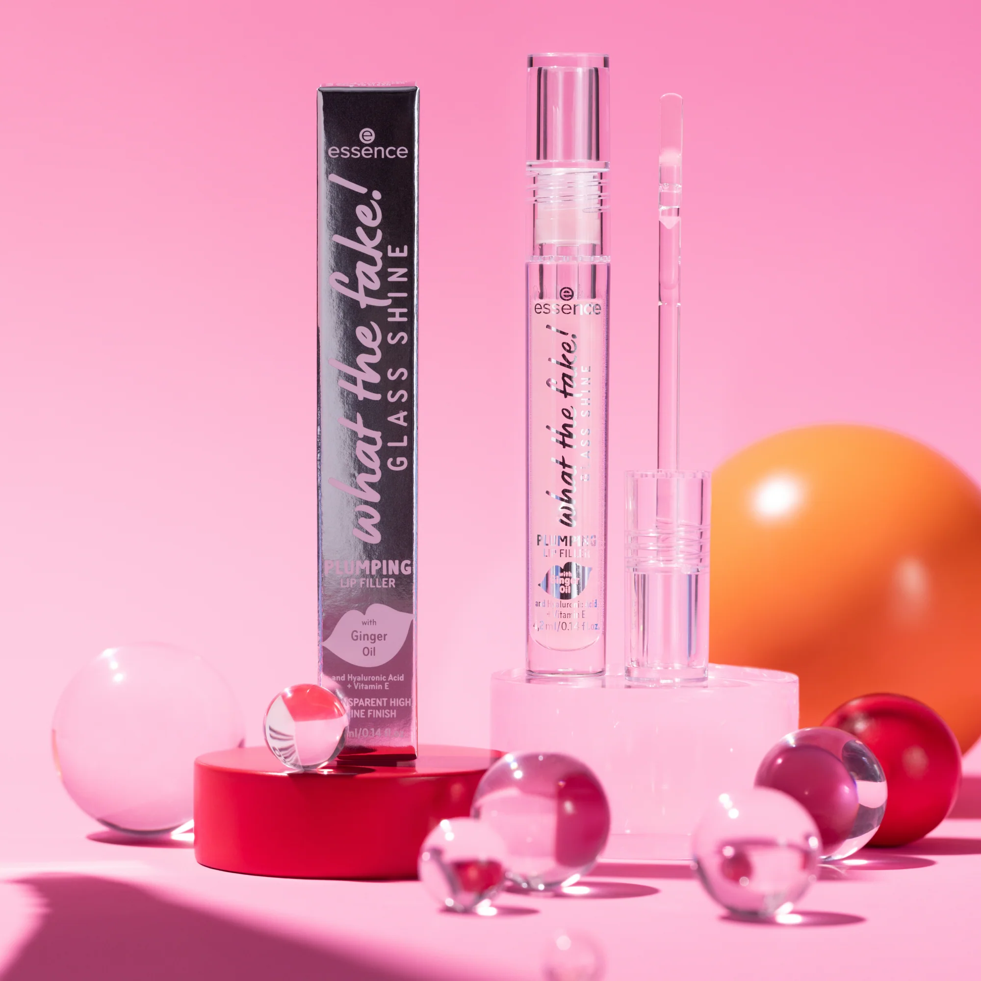 Essence What The Fake Glass Shine Lip Filler 01 Oh So Glassy 4.2ml - Image 7