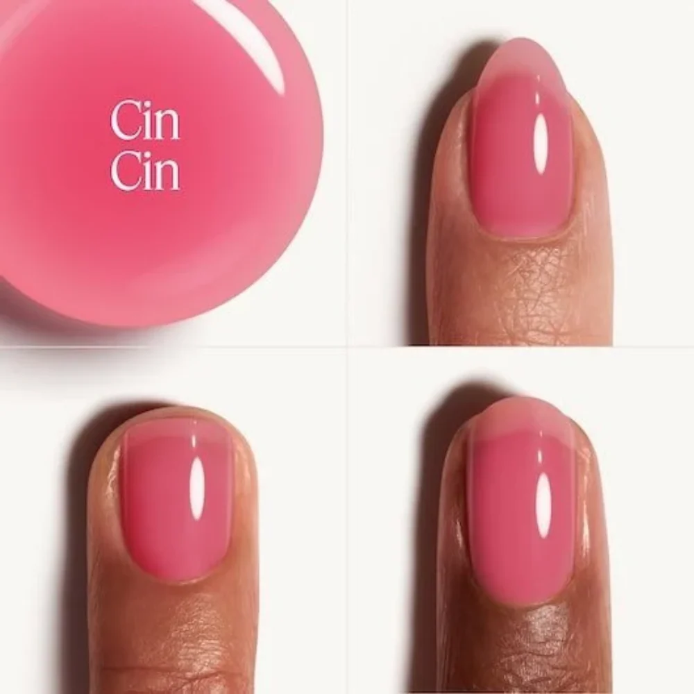 Essie Glass Nails Cin Cin Soft Pink Nail Polish 15ml - Image 3