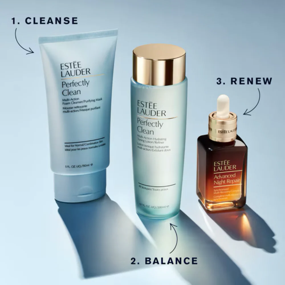 Estée Lauder Perfectly Clean Multi-Action Foam Cleanser & Purifying Mask 150ml - Image 2