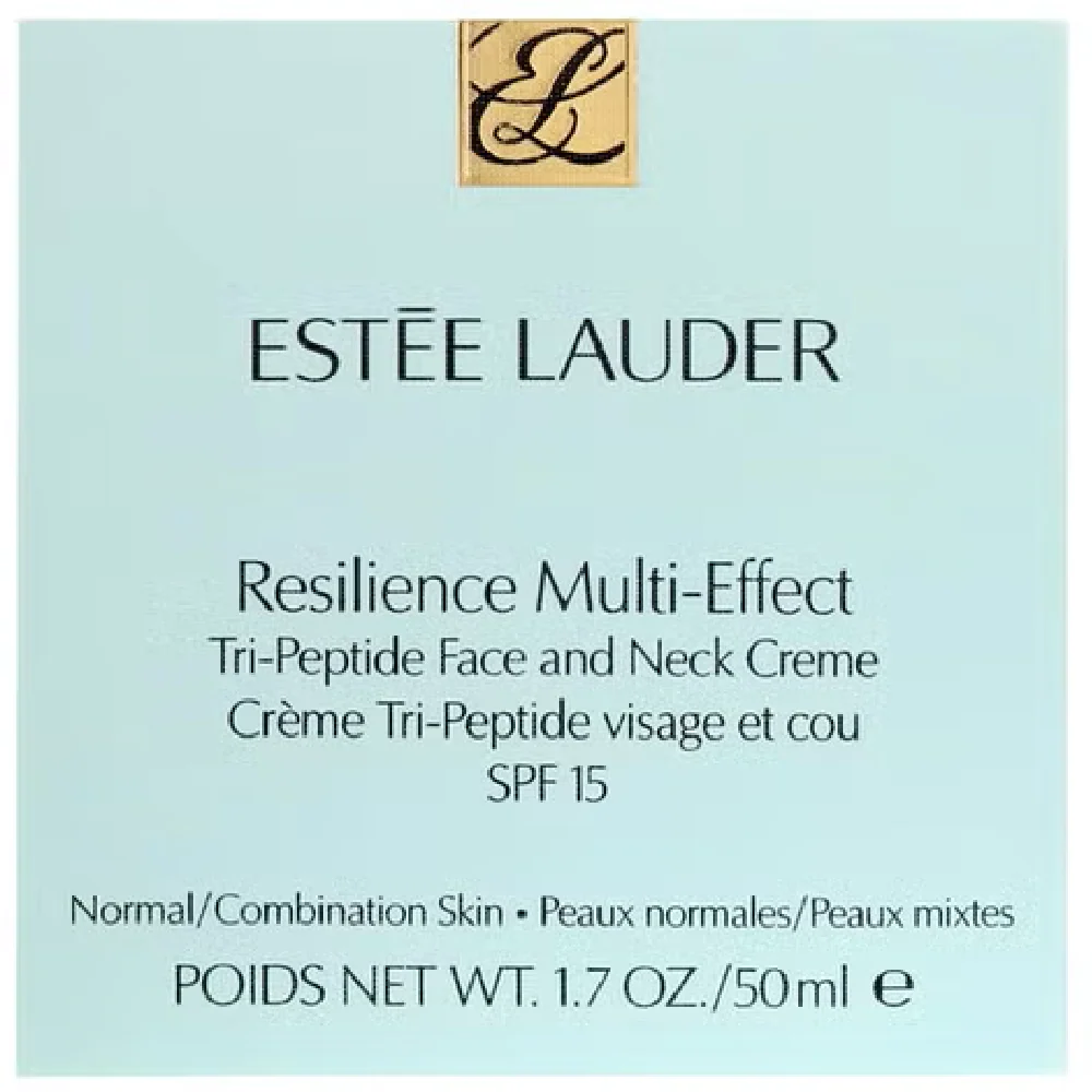 Estée Lauder Resilience Multi-Effect Tri-Peptide Face & Neck Crème Moisturiser for Normal/Combination Skin SPF15 50ml - Image 3