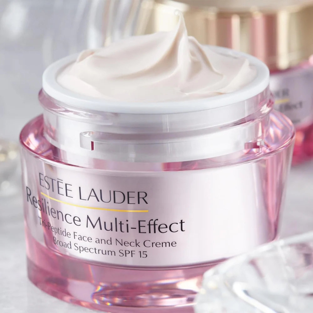 Estée Lauder Resilience Multi-Effect Tri-Peptide Face & Neck Creme Moisturiser SPF15 50ml - Image 4