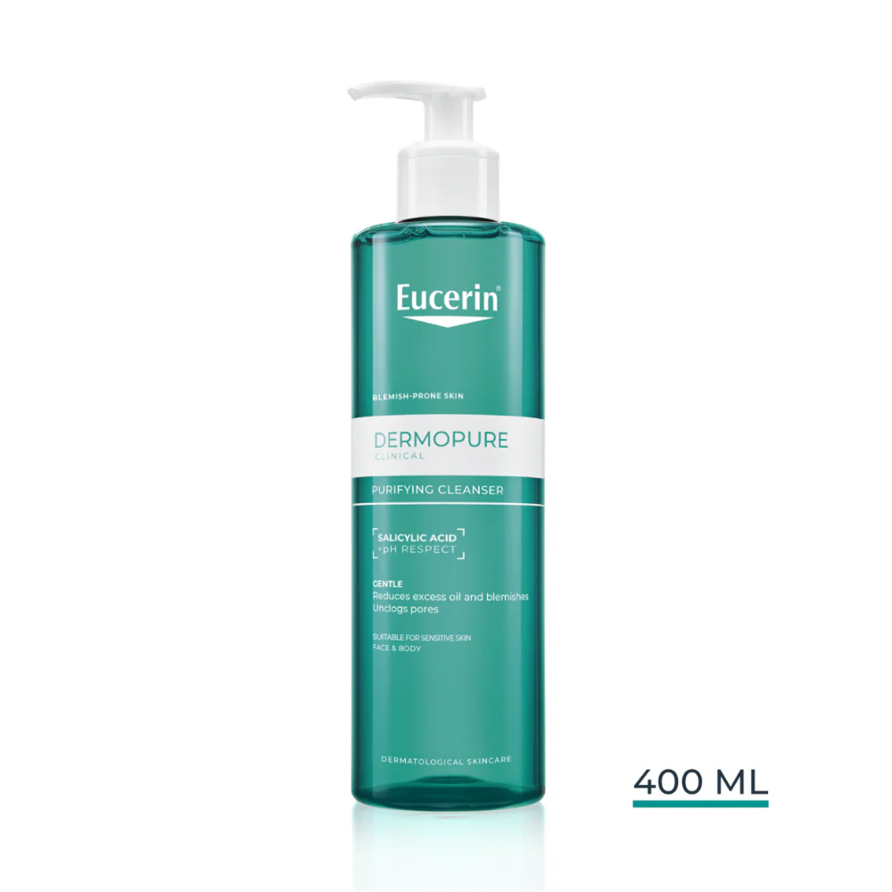 Eucerin DermoPure Clinical Purifying Cleansing Gel 400ml - Image 2
