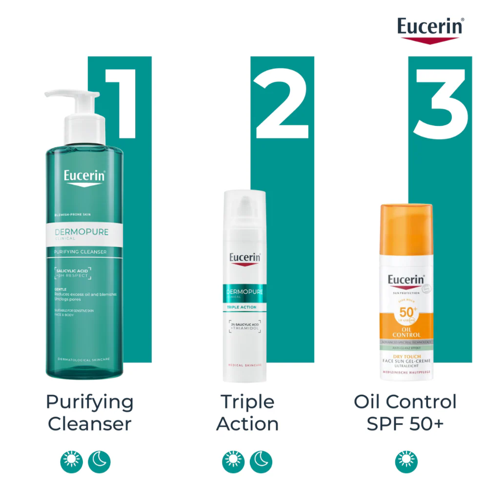 Eucerin DermoPure Clinical Purifying Cleansing Gel 400ml - Image 7