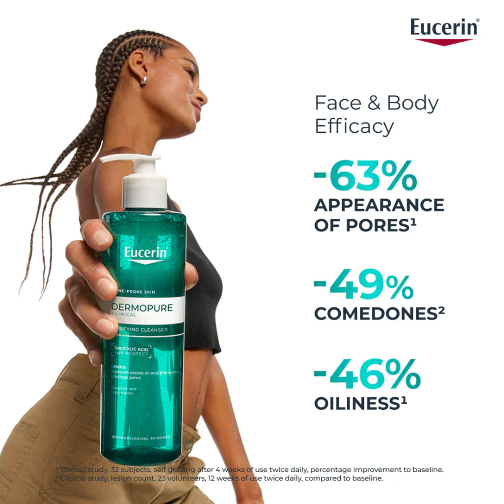 Eucerin DermoPurifyer Oil Control Cleansing Gel 200ml - Image 4