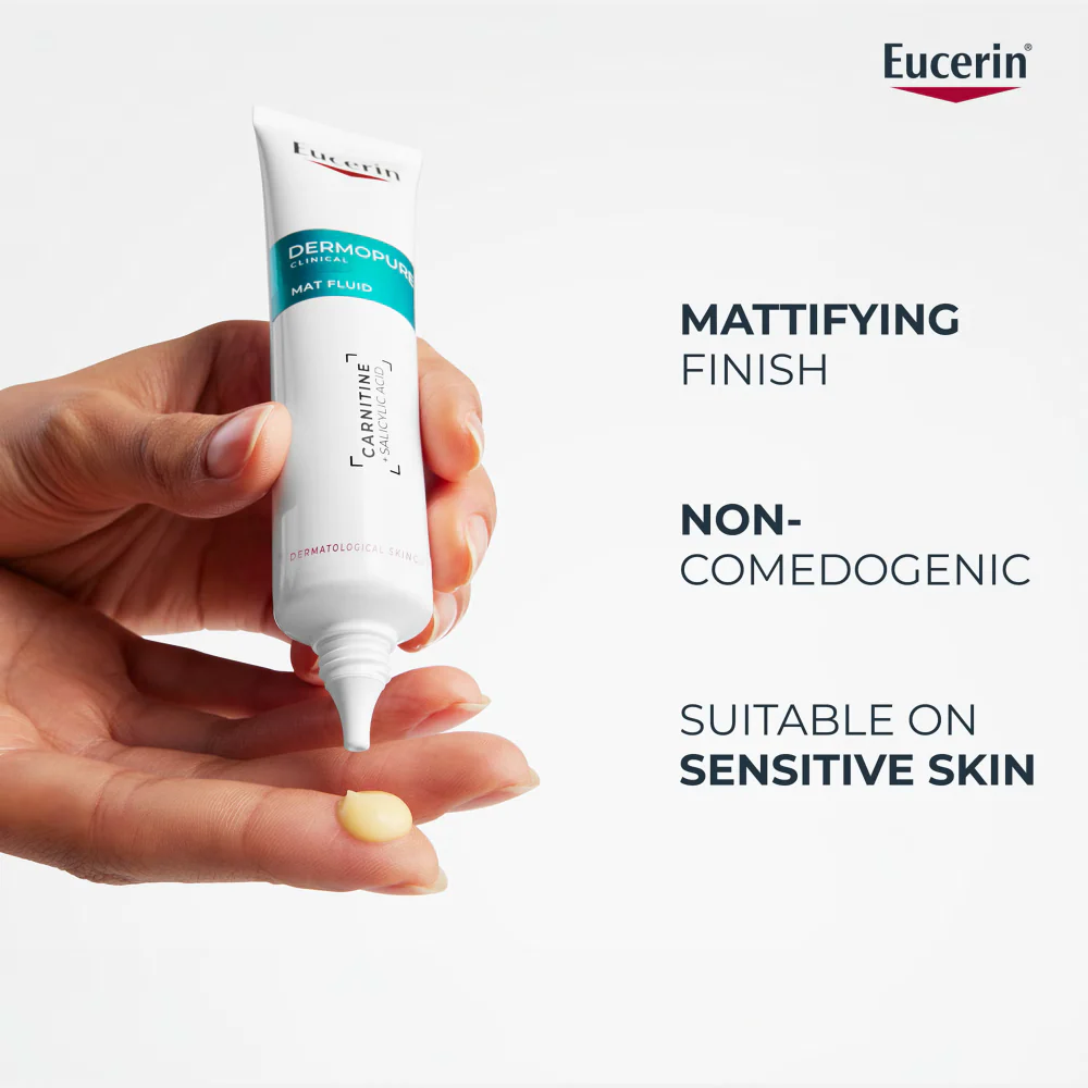 Eucerin DermoPurifyer Oil Control Mattifying Fluid 40ml - Image 2