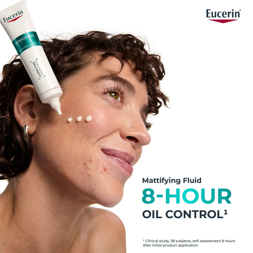 Eucerin DermoPurifyer Oil Control Mattifying Fluid 40ml - Image 3