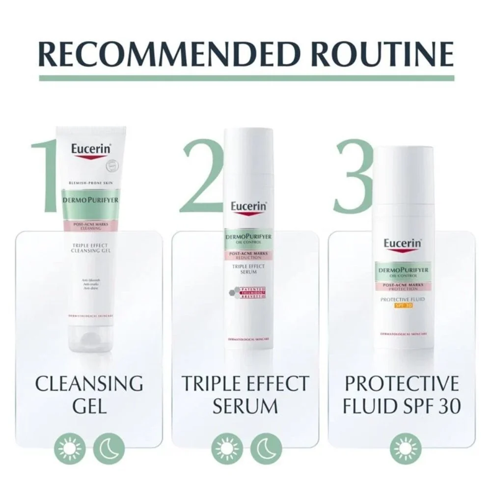 Eucerin DermoPurifyer Triple Effect Cleansing Gel 150ml - Image 6