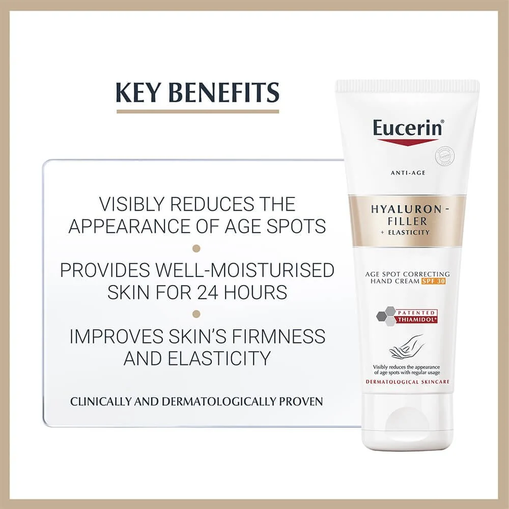 Eucerin Hyaluron Filler & Elasticity Hand Cream SPF30 75ml - Image 5