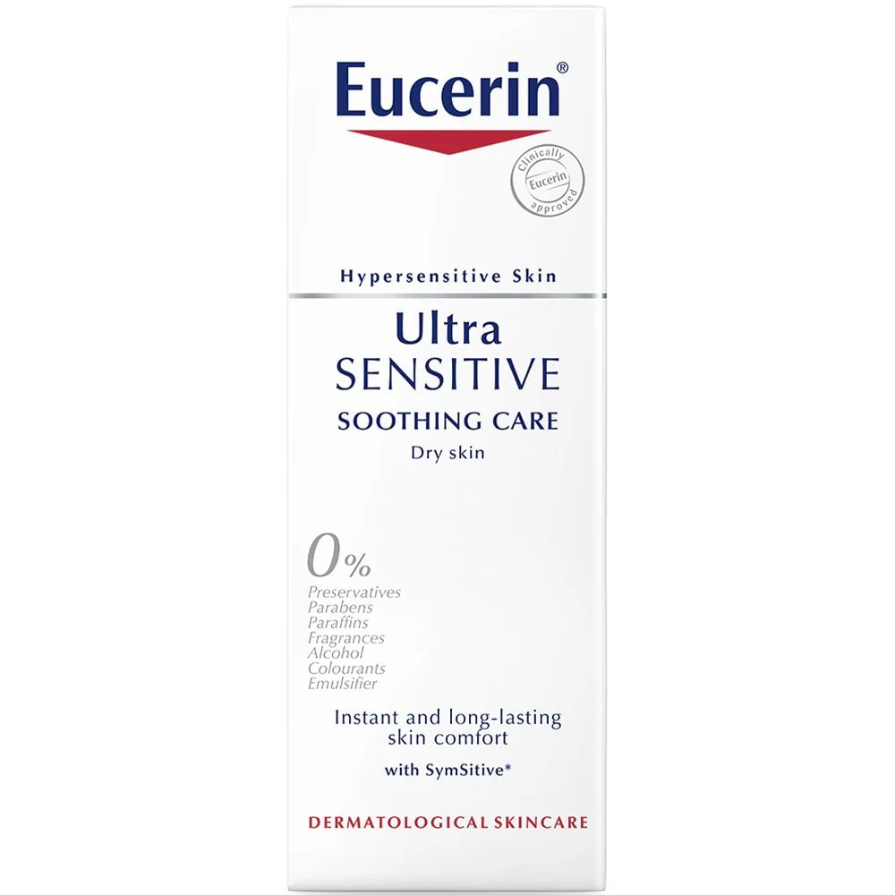 Eucerin UltraSensitive Soothing Care Cream Dry Skin 50ml - Image 2