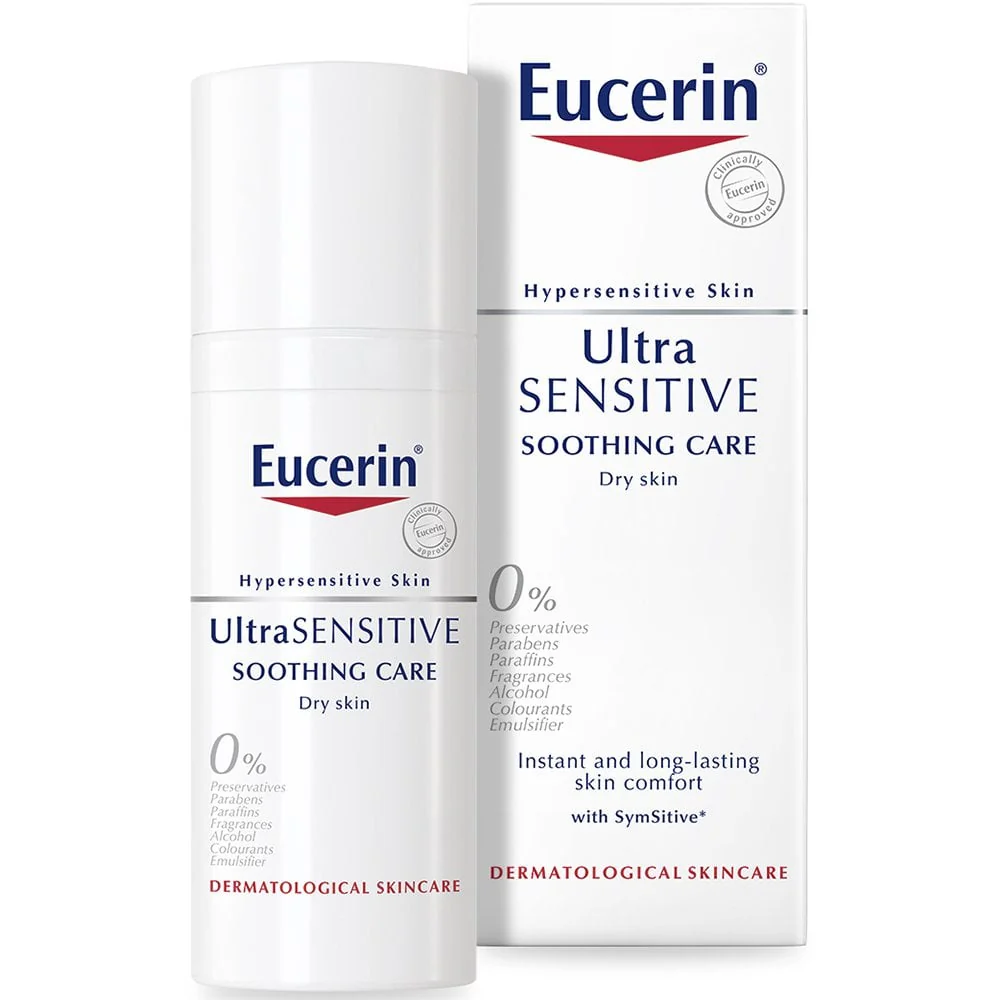 Eucerin UltraSensitive Soothing Care Cream Dry Skin 50ml - Image 4
