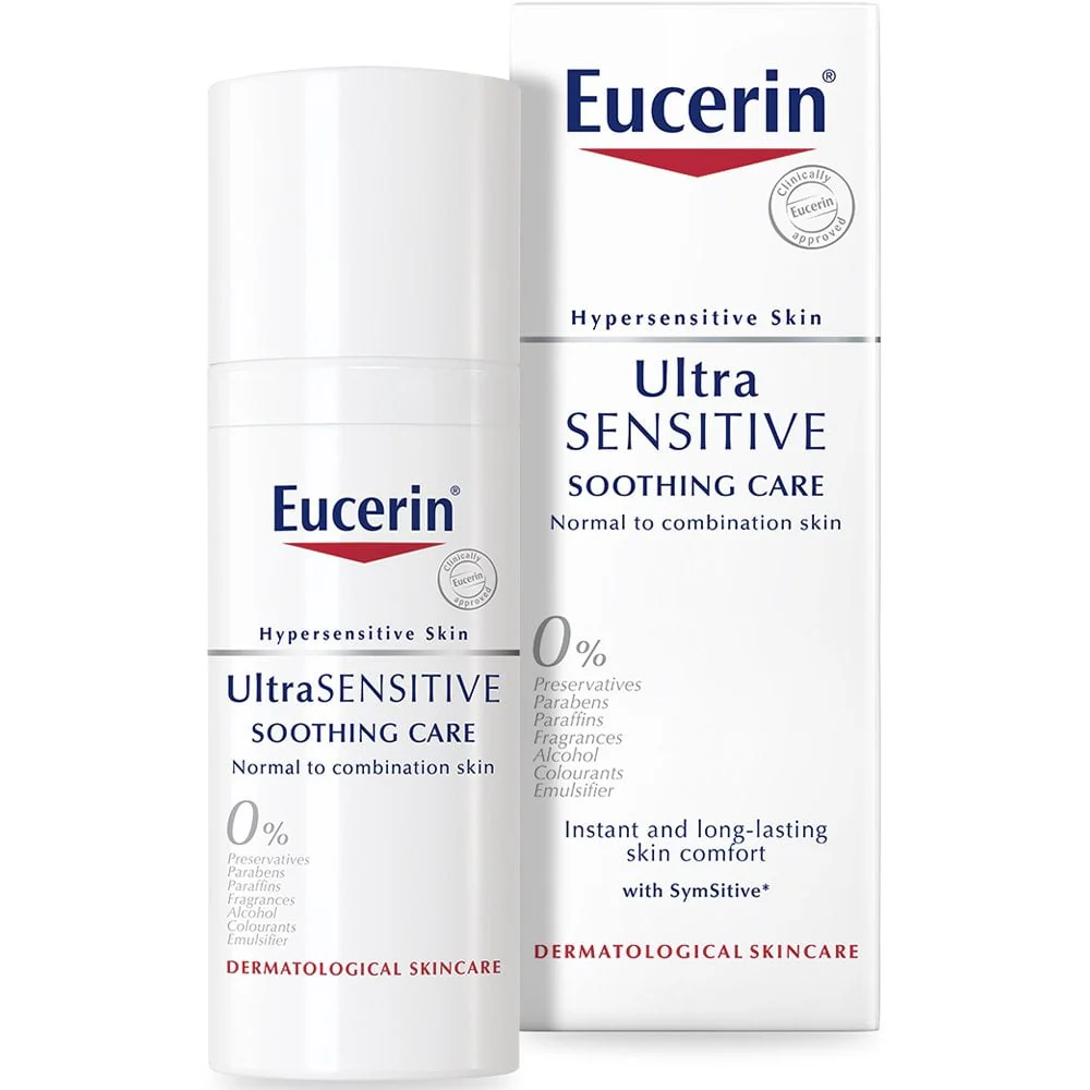 Eucerin UltraSensitive Soothing Care Cream Normal to Combination Skin 50ml - Image 2
