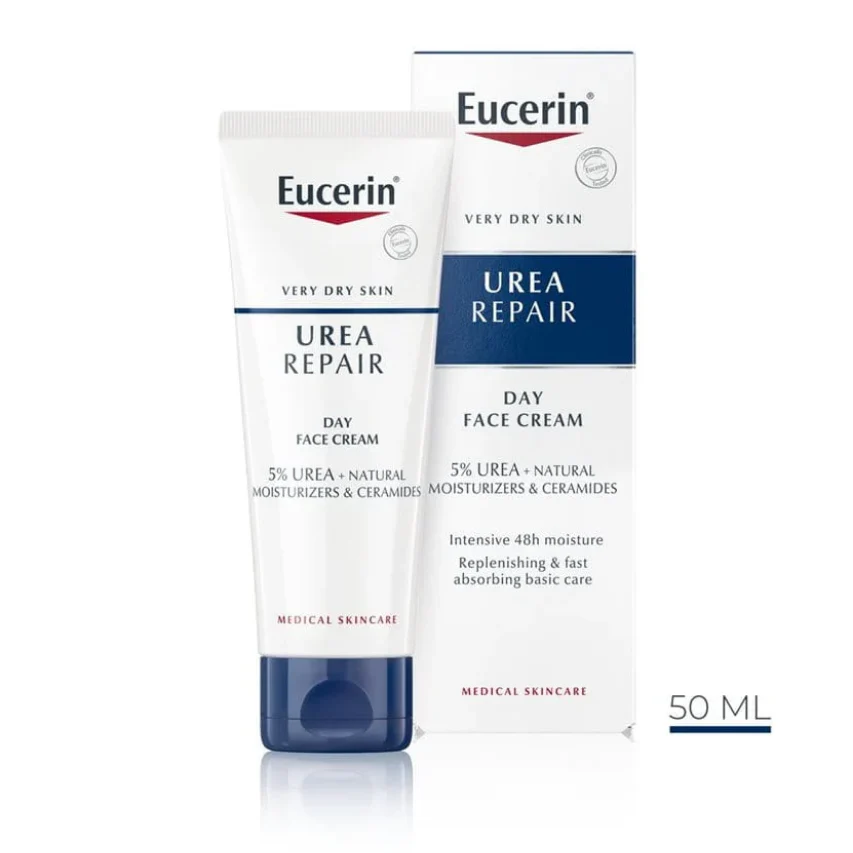 Eucerin Urea Repair 5% Day Face Cream 50ml - Image 2