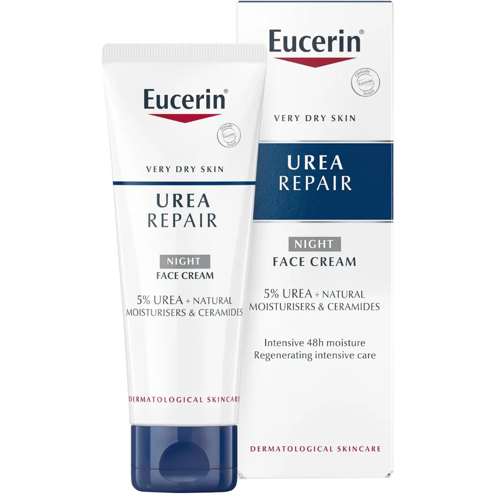 Eucerin Urea Repair 5% Urea Rich Replenishing Night Face Cream 50ml - Image 2