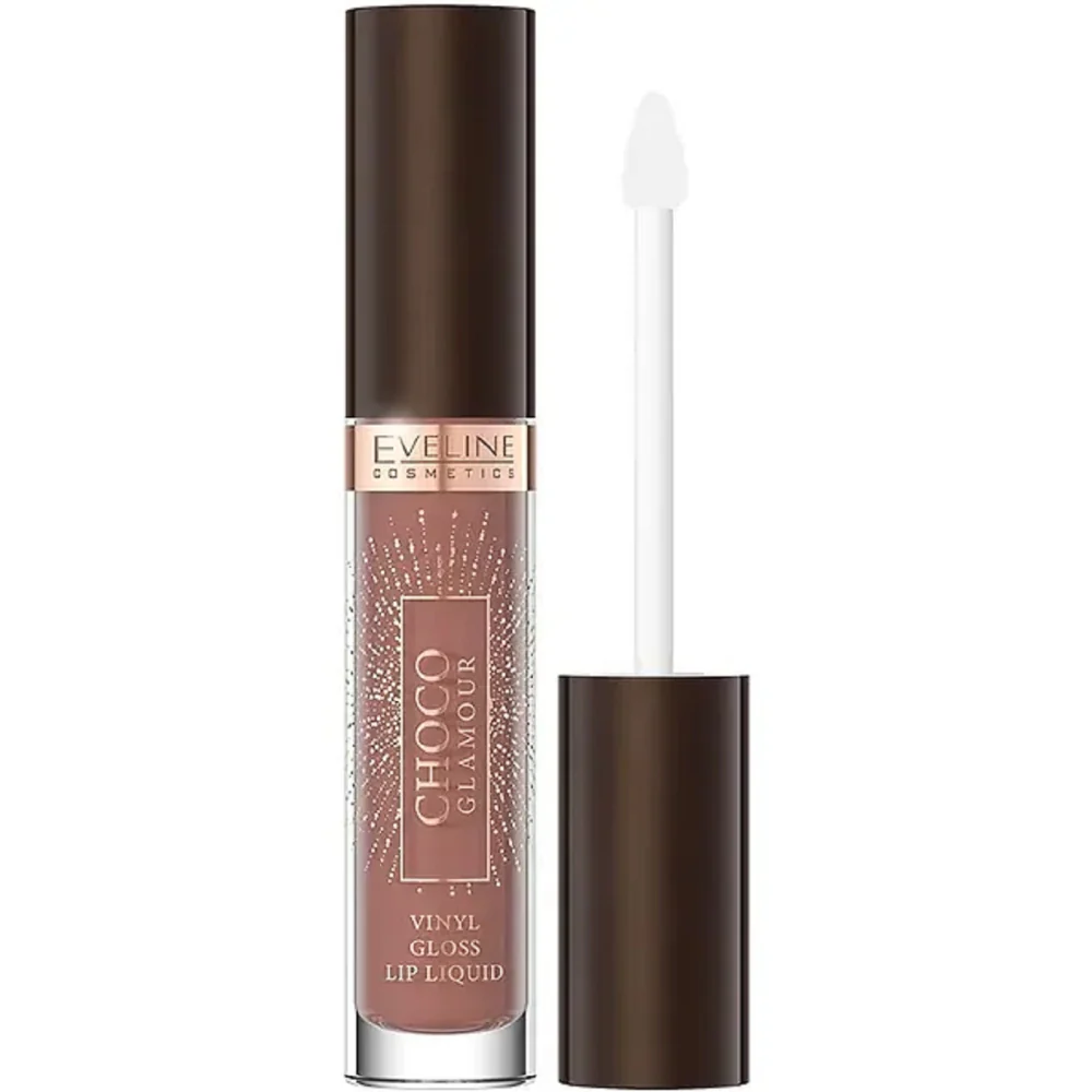 Eveline Cosmetics Choco Glamour Vinyl Gloss Lip Liquid 4.5ml - Image 2